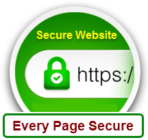 Every page of this website is secure